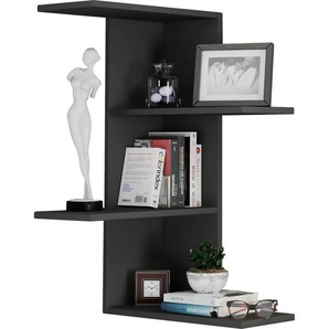 Eckregal  Balos ¦ schwarz ¦ Maße (cm): B: 45 H: 77