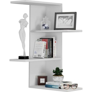 Eckregal  Balos ¦ weiß ¦ Maße (cm): B: 45 H: 77