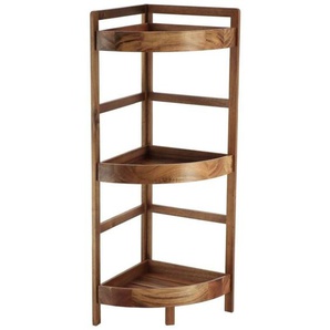 Eckschrank 3 regale akazie - akazie Tendance