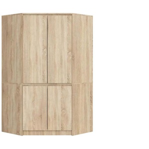 Eckschrank  Ophelia ¦ holzfarben ¦ Maße (cm): B: 100 H: 180