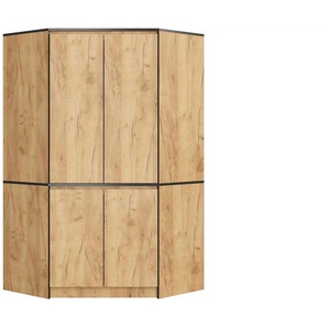 Eckschrank  Ophelia ¦ holzfarben ¦ Maße (cm): B: 100 H: 180
