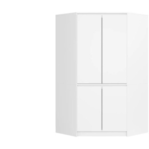 Eckschrank  Ophelia ¦ weiß ¦ Maße (cm): B: 100 H: 180