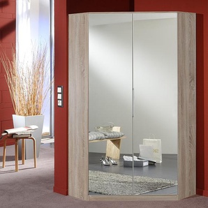 Eckschrank Soala II 95 x 199 x 95cm Braun/Eiche Sägerau Dekor Eiche Sägerau Dekor