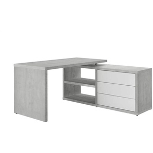 Eckschreibtisch Roda | grau | 140 cm | 74,2 cm | cm 150,0 |