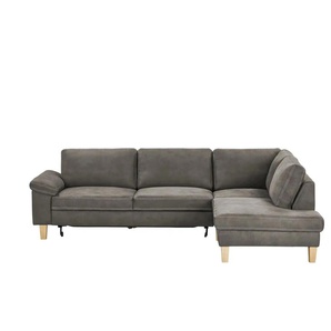 Ecksofa anthrazit - Mikrofaser Coline ¦ grau ¦ Maße (cm): B: 279 H: 86 T: 200.0