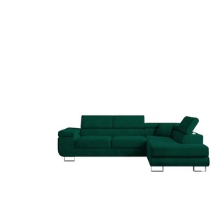 Ecksofa Anton | grün | 275 cm | 90 cm |