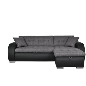 Ecksofa Aries | schwarz | 242 cm | 80 cm | cm 161,0 |