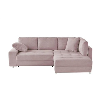 Ecksofa Arissa de Luxe | rosa/pink | 265 cm | 84 cm | cm 215,0 |