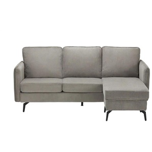 Ecksofa   Atisha ¦ grau ¦ Maße (cm): B: 193 H: 86 T: 136.0