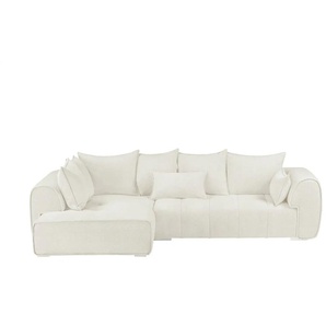 Ecksofa beidseitig montierbar London - creme - Materialmix - 320 cm - 72 cm - cm 197,0 | Möbel Kraft