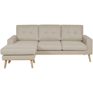 Ecksofa beidseitig stellbar Cristy ¦ creme ¦ Maße (cm): B: 211 H: 88 T: 139.0