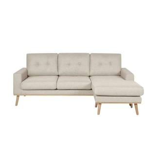 Ecksofa beidseitig stellbar Cristy ¦ creme ¦ Maße (cm): B: 211 H: 88 T: 139.0