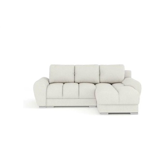 Ecksofa  Peebles ¦ beige ¦ Maße (cm): B: 256 H: 90