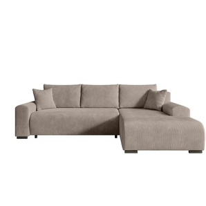 Ecksofa  Nelly ¦ beige ¦ Maße (cm): B: 270 H: 85