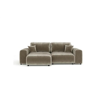Ecksofa Zanzibar - beige - Materialmix - 237 cm - 79 cm | Möbel Kraft