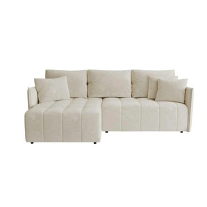 Ecksofa Onil - beige - Materialmix - 245 cm - 85 cm | Möbel Kraft