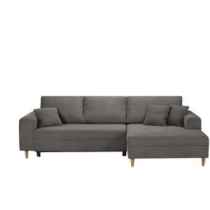 Ecksofa mit Schlaffunktion  Benedita ¦ braun ¦ Maße (cm): B: 275 H: 91 T: 173.0