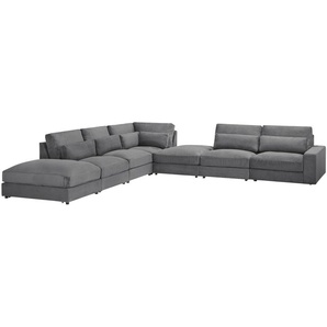 Ecksofa  Branna ¦ grau ¦ Maße (cm): B: 412 H: 88 T: 386.0