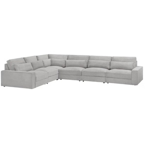 Ecksofa Branna - grau - Materialmix - 412 cm - 88 cm - cm 322,0 | Möbel Kraft