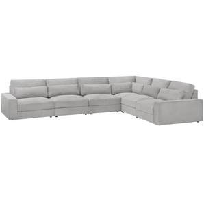 Ecksofa Branna - grau - Materialmix - 412 cm - 88 cm - cm 322,0 | Möbel Kraft