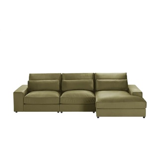 Ecksofa  Branna ¦ grün ¦ Maße (cm): B: 322 H: 88 T: 164.0