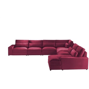 Ecksofa  Branna ¦ rot ¦ Maße (cm): B: 412 H: 88 T: 296.0