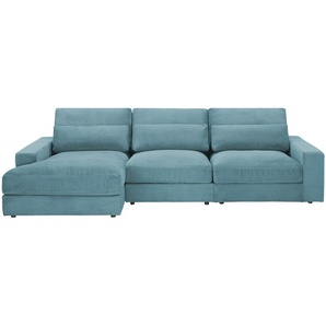 Ecksofa  Branna ¦ türkis/petrol ¦ Maße (cm): B: 322 H: 88 T: 164.0