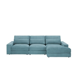 Ecksofa  Branna ¦ türkis/petrol ¦ Maße (cm): B: 322 H: 88 T: 164.0