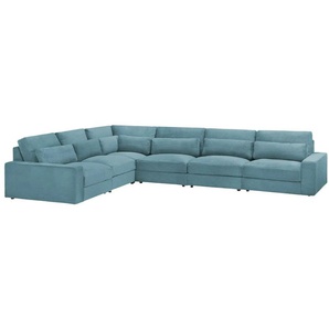 Ecksofa Branna - türkis/petrol - Materialmix - 412 cm - 88 cm - cm 322,0 | Möbel Kraft