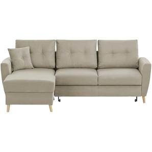 Ecksofa Carla | beige | 230 cm | 93 cm | cm 159,0 |