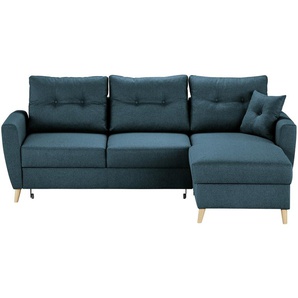 Ecksofa  Carla ¦ blau ¦ Maße (cm): B: 230 H: 93 T: 159.0