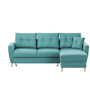 Ecksofa Carla | türkis/petrol | 230 cm | 93 cm | cm 159,0 |