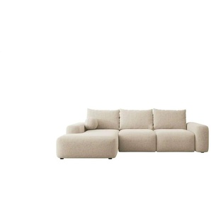 Ecksofa  Carnos ¦ beige ¦ Maße (cm): B: 264 H: 82