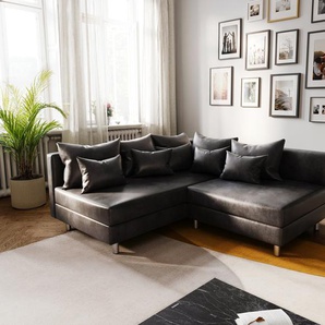 Ecksofa Clovis Anthrazit Antik Optik Ottomane Links Modulsofa, Design Ecksofas, Couch Loft, Modulsofa, modular