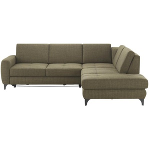 Ecksofa  Cosima II ¦ grün ¦ Maße (cm): B: 284 H: 90 T: 249