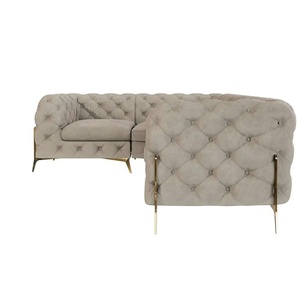 Ecksofa | creme | 264 cm | 75 cm |