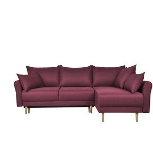Ecksofa Elise | rot | 227 cm | 88 cm | cm 170,0 |