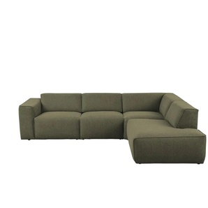 Ecksofa  Enleen ¦ grün ¦ Maße (cm): B: 282 H: 71 T: 222.0