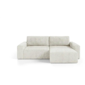 Ecksofa  mit Schlaffunktion Fano ¦ beige ¦ Maße (cm): B: 244 H: 70