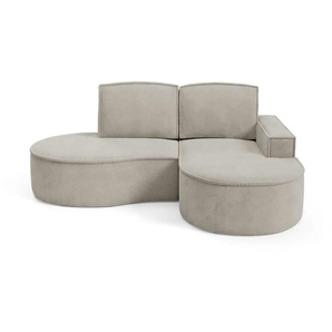 Ecksofa  Flow ¦ beige ¦ Maße (cm): B: 210 H: 88
