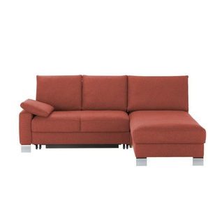 Ecksofa  Fürth ¦ rot ¦ Maße (cm): B: 218 H: 90 T: 180.0