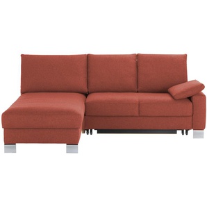 Ecksofa  Fürth ¦ rot ¦ Maße (cm): B: 218 H: 90 T: 180.0