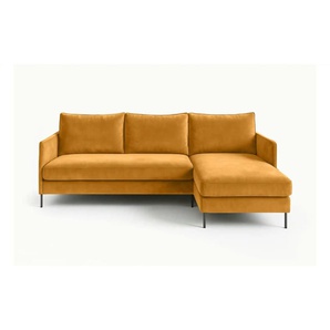 Ecksofa Bellis - gelb - Materialmix - 216 cm - 95 cm | Möbel Kraft