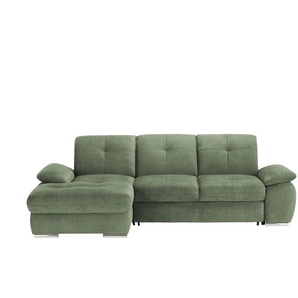 Ecksofa  Gladys ¦ grün ¦ Maße (cm): B: 282 H: 103 T: 197.0