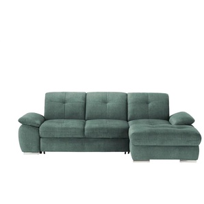 Ecksofa Gladys - türkis/petrol - Materialmix - 282 cm - 103 cm - cm 197,0 | Möbel Kraft