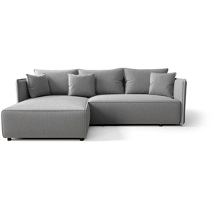 Ecksofa mit Schlaffunktion Milano ¦ grau ¦ Maße (cm): B: 245 H: 85