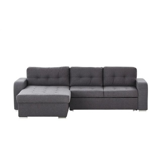Ecksofa - grau - Materialmix - 286 cm - 85 cm - cm 166,0 | Möbel Kraft
