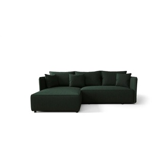 Ecksofa Milano - grün - Materialmix - 245 cm - 85 cm | Möbel Kraft