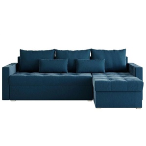Ecksofa  Hot ¦ blau ¦ Maße (cm): B: 220 H: 85