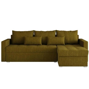 Ecksofa Hot - gelb - Materialmix - 220 cm - 85 cm | Möbel Kraft